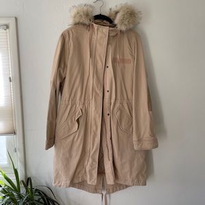 GAP khaki long jacket